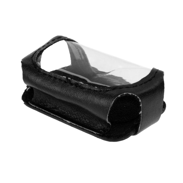 Leather Case for Tamarack TW 9010 Two Way Car Remote Controller(Black)