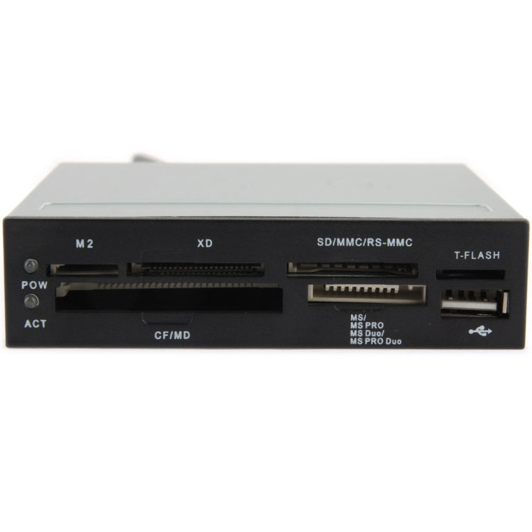 3.5 inch All in 1 USB 2.0 Metal Internal SD/MMC, MS, XD, CF, TF, M2 Memory Card Reader / Writer