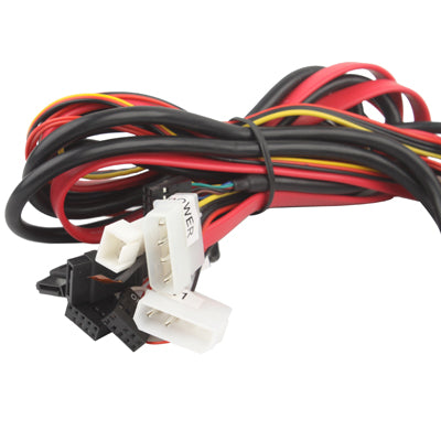 5.25 inch Media PC LCD Dashboard Card Reader w/ Fan Control(Black)