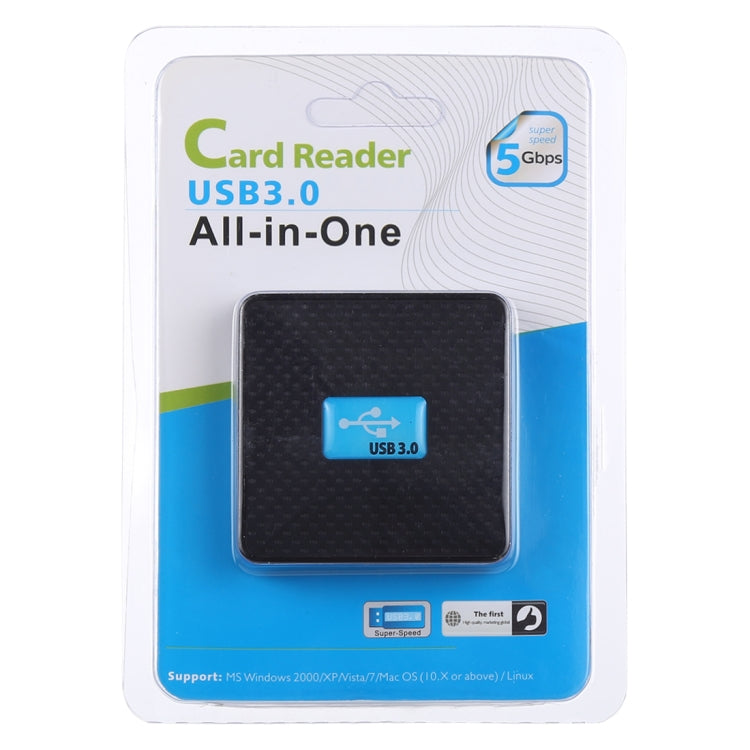 USB 3.0 All-in-1 Card Reader, Super Speed 5Gbps, Support CF / SD / TF / M2 / XD Card