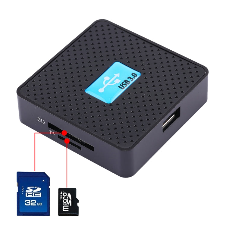 USB 3.0 All-in-1 Card Reader, Super Speed 5Gbps, Support CF / SD / TF / M2 / XD Card