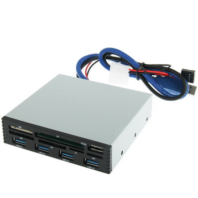 3.5 inch 4 x USB 3.0 + 1 x USB 2.0 Ports Media Card Reader + HUB