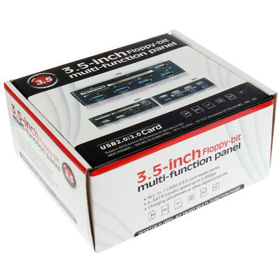 3.5 inch 4 x USB 3.0 + 1 x USB 2.0 Ports Media Card Reader + HUB