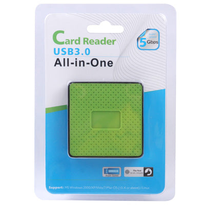 Super Speed USB 3.0 Card Reader, Compatible with SD / Micro SD / CF / XD / MS / M2 Card,