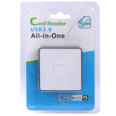 Super Speed USB 3.0 Card Reader, Compatible with SD / Micro SD / CF / XD / MS / M2 Card,