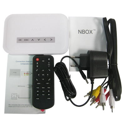 NBOX TV Card Reader with Remote control, Support plug and play for USB, SD/MMC