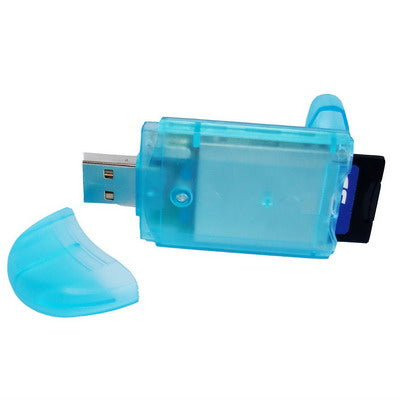 SD/MMCï¼ŒXD Card Reader(Baby Blue)