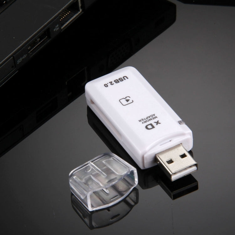 USB 2.0 XD Memory Card Reader(White)