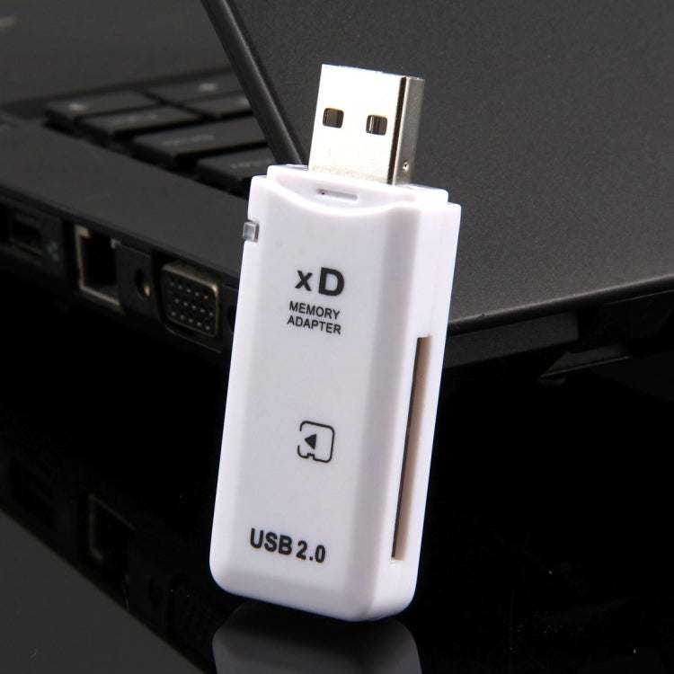 USB 2.0 XD Memory Card Reader(White)