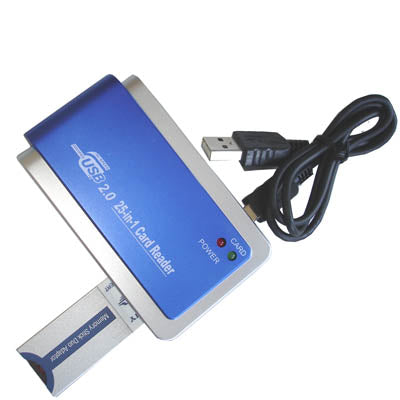 25 in 1 Card Reader(Dark Blue)