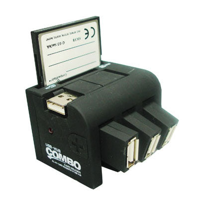 All in one (SD/MMC,MS,XD,CFï¼ŒTF) Card Reader+3 Port Usb HUB