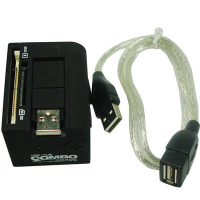 All in one (SD/MMC,MS,XD,CFï¼ŒTF) Card Reader+3 Port Usb HUB