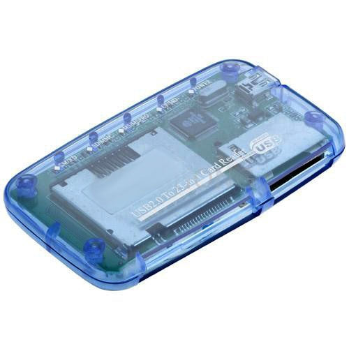 All In 1 Card Reader, Support SD/MMC, MS, XD, CF, SM Card