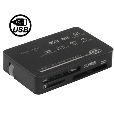 All in 1 Card Reader, Support SD/MMC, MS, XD, TF, Mini SD, M2 card