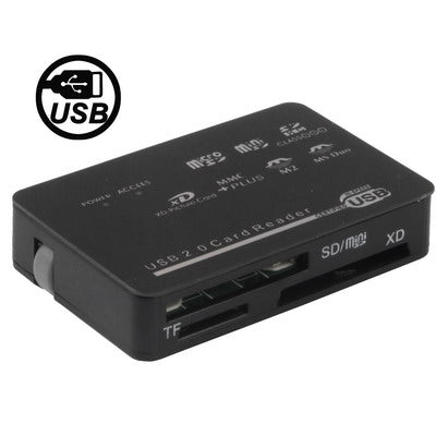 All in 1 Card Reader, Support SD/MMC, MS, XD, TF, Mini SD, M2 card