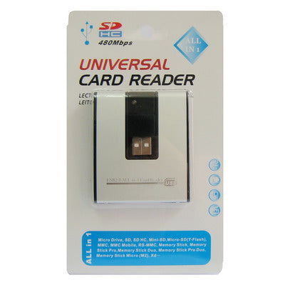 USB 2.0 All in 1 (SD/MMCï¼ŒMSï¼ŒTFï¼ŒM2ï¼ŒXD) Card Reader