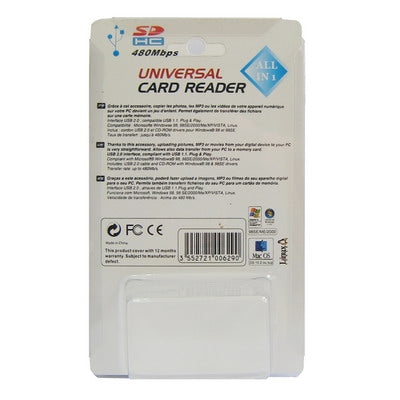 USB 2.0 All in 1 (SD/MMCï¼ŒMSï¼ŒTFï¼ŒM2ï¼ŒXD) Card Reader