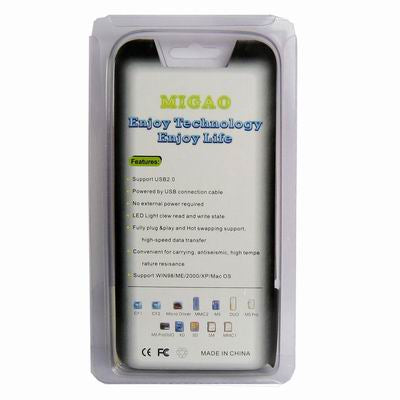 USB 2.0 All in 1 (SD/MMCï¼ŒMSï¼ŒTFï¼ŒM2ï¼ŒXD) Card Reader