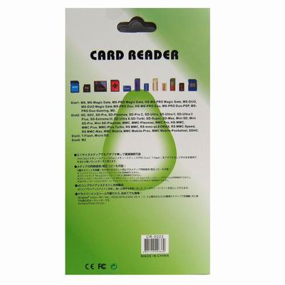 Multi slot card reader/writer, Support Memory card: SD/MMCï¼ŒMSï¼ŒTFï¼ŒM2