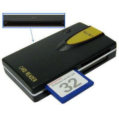 All in 1 (SD/MMCï¼ŒMSï¼ŒXDï¼ŒCFï¼ŒTFï¼ŒM2) Card Reader