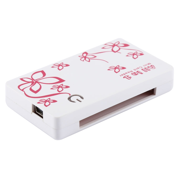 All in 1 (SD, XD, TF, M2, MS, CF) Mini Memory Card Reader