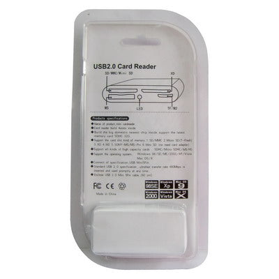 Mini USB 2.O ALL in 1 (SD/MMCï¼ŒMSï¼ŒTFï¼ŒXD) Card Reader