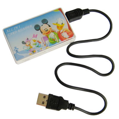 480Mbps Universal All in 1 (SD/MMCï¼ŒMSï¼ŒTFï¼ŒM2ï¼ŒXDï¼ŒCF) Card Reader