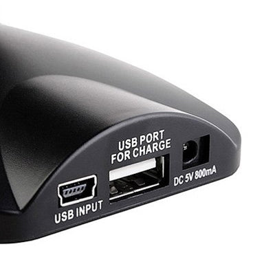 2 in 1 USB 2.0 Card Reader + Mobile Phone Holder, Support SD / TF / MS / M2 Card(Black)
