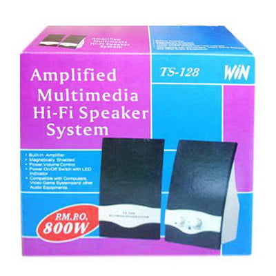 Amplified  Multimedia Hi-Fi Speaker System(Black)