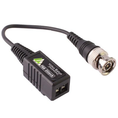 10 PCS Passive Video Balun Transceiver(Black)