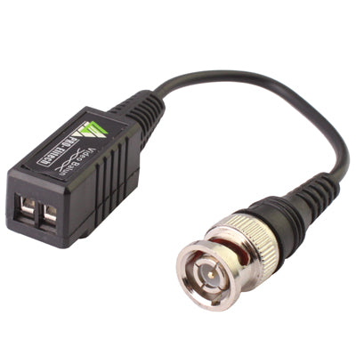 10 PCS Passive Video Balun Transceiver(Black)