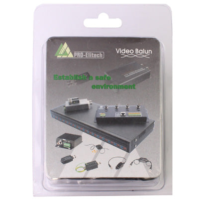 10 PCS Passive Video Balun Transceiver(Black)