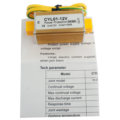 12V Low Power Supply Surge Arrester Protector (CYL01-12V)