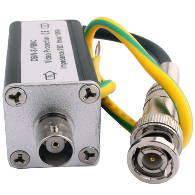 Video Surge Protection Arrester with Tails(Black)