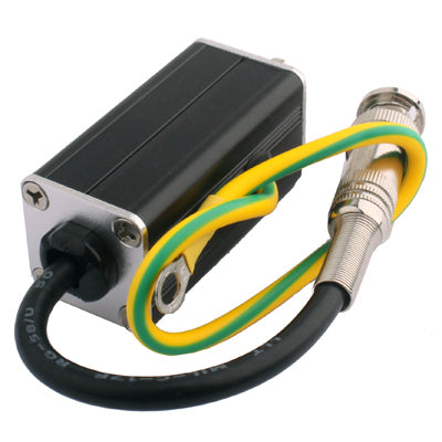 Video Surge Protection Arrester with Tails(Black)