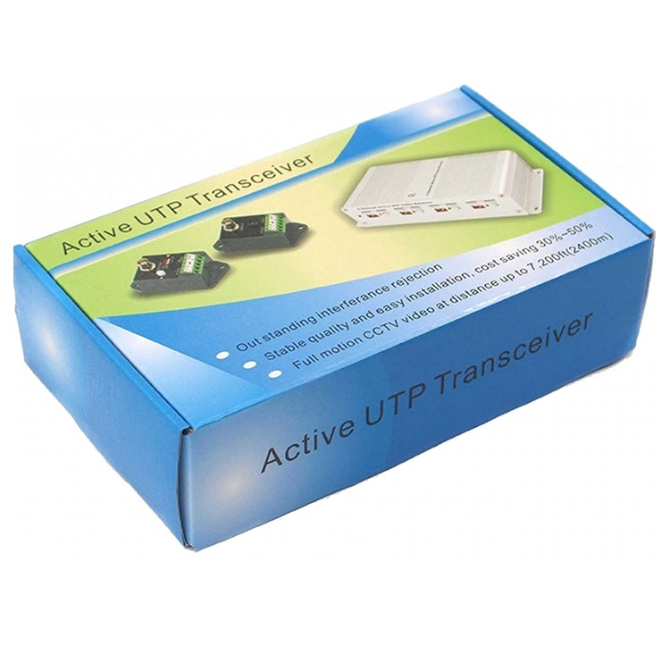 RJ45 Socket 4 Channel Active BNC Plug UTP Video Receiver