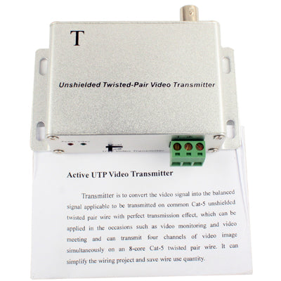 Unshielded Twisted-Pair Active UTP Video Transmitter