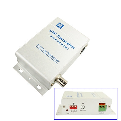 DC12V CCTV Camera Twisted Pair Active Video Balun UTP Receiver (301R)
