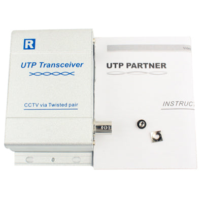 DC12V CCTV Camera Twisted Pair Active Video Balun UTP Receiver (301R)