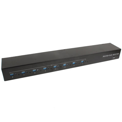 8 Channel Active Twisted Pair Video Receiver(Black)