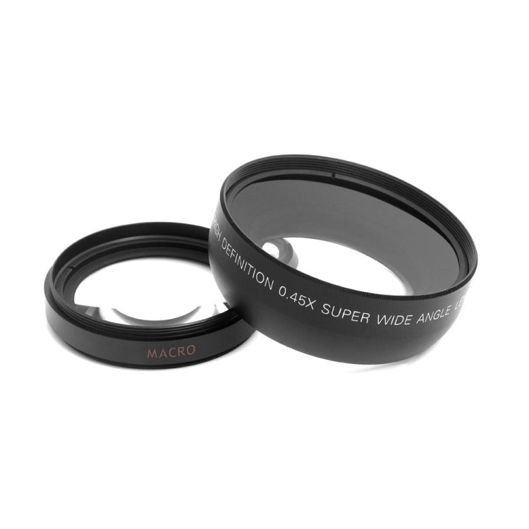 NST-604 52mm 0.45X Wide Angle Lens with Macro &  Lens Bag for Nikon D40 / D60 / D70s / D3000 / D3100 / D5000(Black)