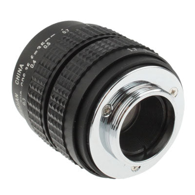 35mm 1:1.7 C-M4/3 Mount TV Lens with Stepping Ring