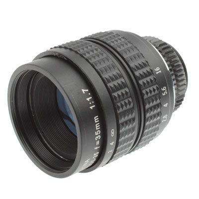 35mm 1:1.7 C-NEX Mount TV Lens with Stepping Ring