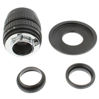 35mm 1:1.7 C-NEX Mount TV Lens with Stepping Ring
