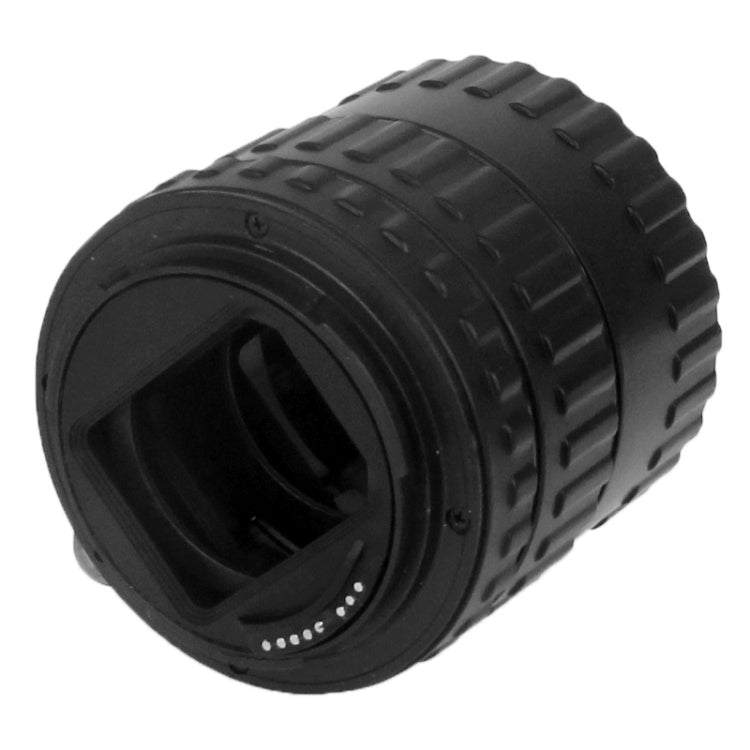 Auto Macro Extension Tube Set for Canon DSLR, Material: Synthetic Plastic(Black)
