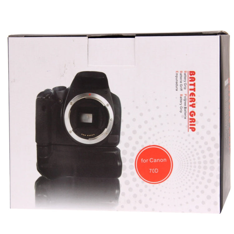 Battery Grip for Canon EOS 70D, (BG-1T)(Black)