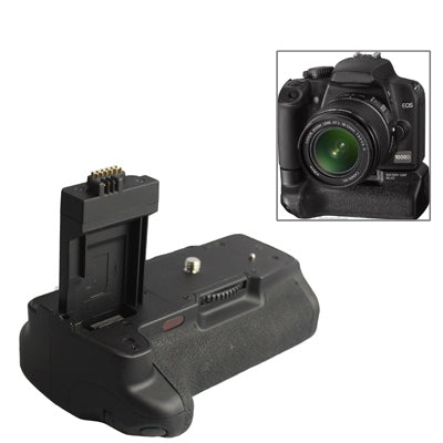 Battery Grip for Canon 450D / 500D / 1000D with Two Battery Holder(Black)