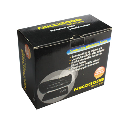 Battery Grip for Nikon D300 / D300S / D700 with Two Battery Holder / Infrared Remote Controller(Black)