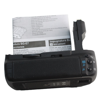 Battery Grip for Canon 7D with Two Battery Holder