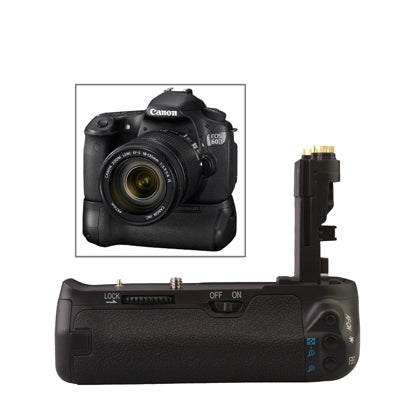 Battery Grip for Canon 60D with Two Battery Holder